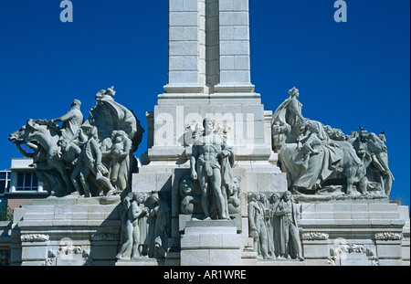 Monument dédié aux Cortes de Cadix de 1812, Cadix, Plaza de España, Madrid, Espagne Banque D'Images