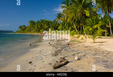 Plage de l'Île de Colon Bocas del Drago Bocas Del Toro Banque D'Images