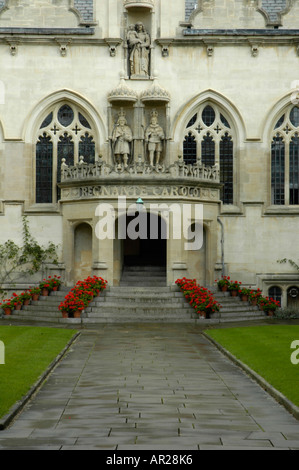 Premier quadruple de l'Oriel College d'Oxford Banque D'Images