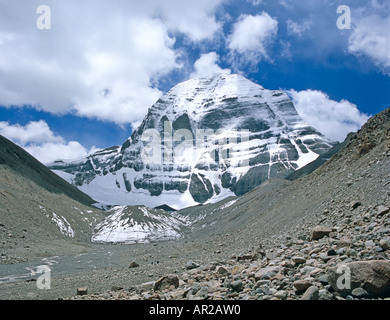 Face Ouest du Mont Kailash Tibet Asie Kora extérieur Banque D'Images