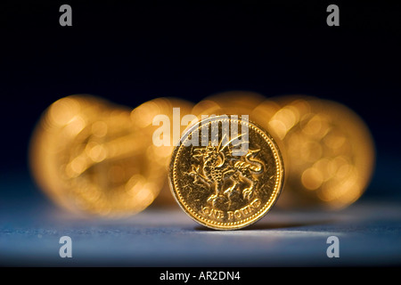 Pièces Livre britannique Banque D'Images