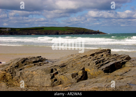 Harlyn Bay, Padstow, Cornwall, Angleterre Banque D'Images