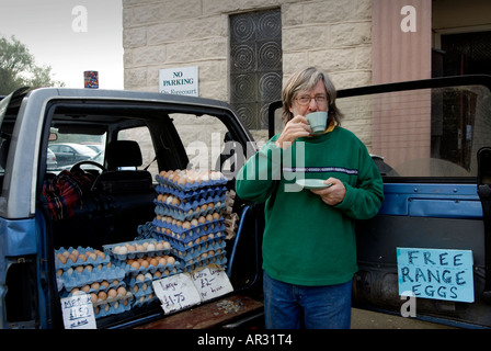 Marché DE PRODUCTEURS DE NEWPORT 2006 ANGLETERRE ESSEX Banque D'Images