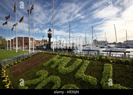 Yachts et bateaux Marina de Hull Kingston Upon Hull East Yorkshire England UK Banque D'Images