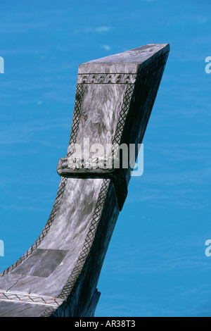 Outrigger Canoe Aitutaki Cook Islands Banque D'Images