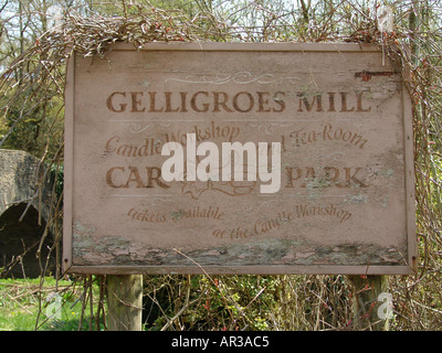 Gelligroes Mill et atelier Bougie Blackwood South Wales GB UK 2004 Banque D'Images