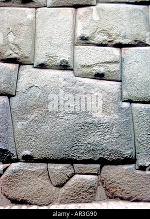 Hatunrumiyoc Stone à Cuzco au Pérou Banque D'Images