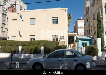 Israël Tel Aviv David Ben Gourion s house at 17 boulevard Ben Gourion la maison d'Israël s premier premier ministre Banque D'Images