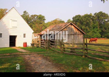 Granges, George Washington Birthplace National Monument, comté de Westmoreland, Virginie, USA Banque D'Images