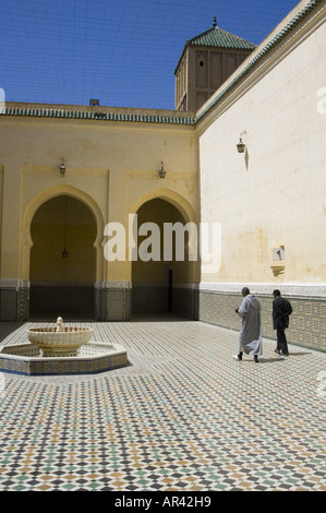 Mosquée Moulais Ismail, Meknès, Maroc Banque D'Images