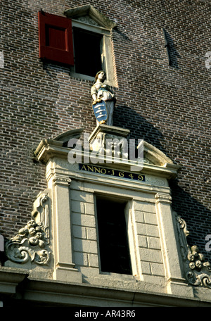Amsterdam Pays-Bas Hollande Canal House Banque D'Images