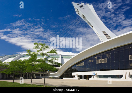 Stade olympique de Montréal Québec Canada pour les Jeux Olympiques d'été de 1976. Banque D'Images