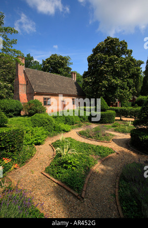 Jardin, Adam Thoroughgood House, Virginia Beach, Virginia, USA Banque D'Images