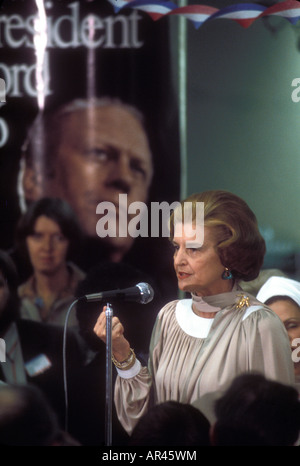 Betty Ford campainging en Californie en juin 1976 Banque D'Images