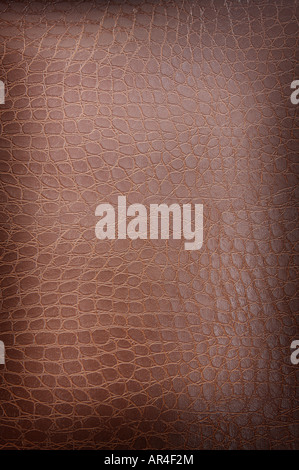 Fond brun cuir craquelé tourné sur place Banque D'Images