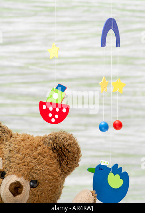 Ours et mobile Banque D'Images