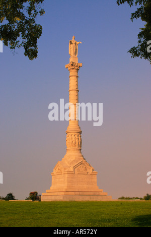 Monument de la victoire de Yorktown, Colonial National Historical Park, Yorktown, Virginia, USA Banque D'Images