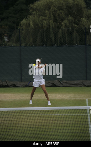 ANNA KOURNIKOVA joueuse de tennis WIMBLEDON ANGLETERRE Banque D'Images