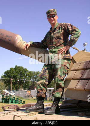 Soldat de réserve de l'Armée américaine Banque D'Images
