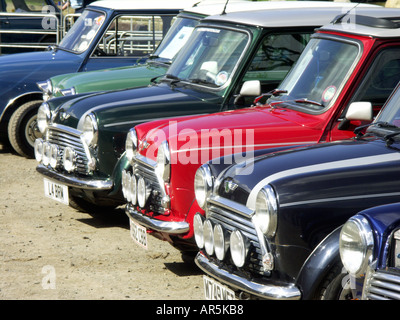 Mini Car Rally, Middlesbrough, North York, Angleterre Banque D'Images