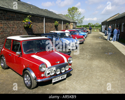 Mini Car Rally, Middlesbrough, North York, Angleterre Banque D'Images