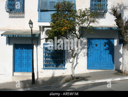 Sidi Bou Said Tunisie Afrique du Nord Banque D'Images