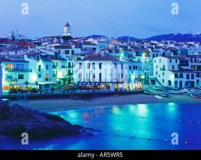 Calella de Palafrugell, Costa Brava, Gérone, Catalogne, Espagne Banque D'Images