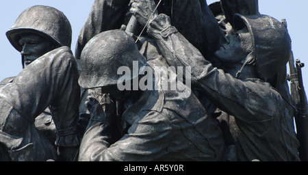 United States Marine Corps War Memorial Washington DC Banque D'Images