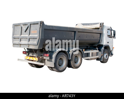 Camion benne européenne vue de trois-quarts Banque D'Images