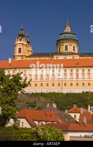 L'AUTRICHE Stift Melk MELK abbaye bénédictine Danube River Valley Banque D'Images