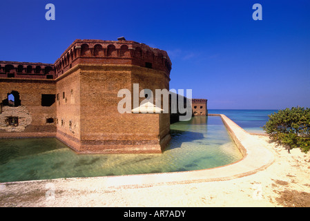 Fort Jefferson Le parc national sec de Tortugas Floride Banque D'Images