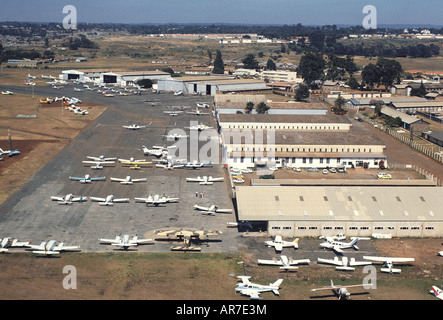 Vue aérienne de l'aéroport Wilson de Nairobi Kenya Afrique de l'Est Banque D'Images