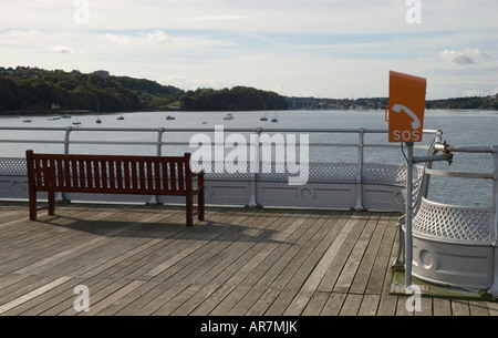 Garth Pier Bangor Gwynedd au nord du Pays de Galles Banque D'Images