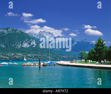 FRANCE RHONE ALPES LAC ANNECY Banque D'Images