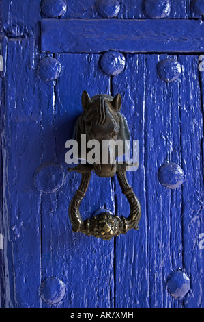 Poignée de porte, Auberge 'Venta del Quichotte', Puerto Lapice, La Mancha, Espagne Banque D'Images