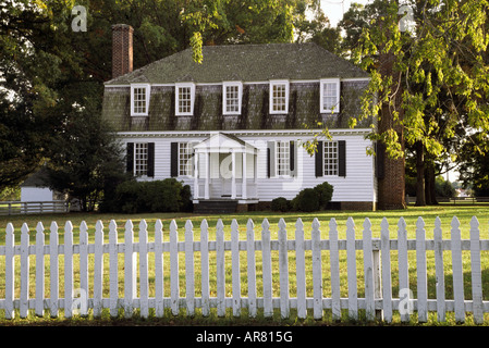 Augustine Moore Chambre coloniale Yorktown National Historical Park Virginia USA Banque D'Images