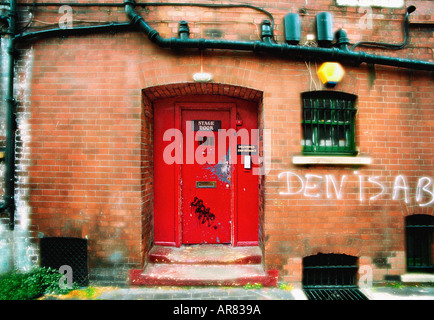 Stage Door Hackney Empire Theatre London United Kingdom Banque D'Images