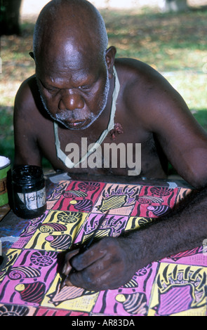 Centre communautaire d'invalidité Nguiu Bathurst Tiwi Islands Banque D'Images