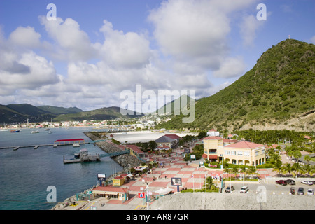 Harbour Point Village Philipsburg St Martin/ St Martin Banque D'Images