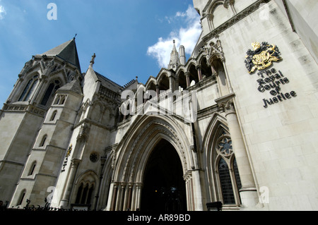 Haute Cour de Justice, London, England, UK Banque D'Images