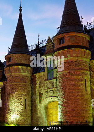 Canada Québec Québec Manège militaire l'Armory au crépuscule Banque D'Images