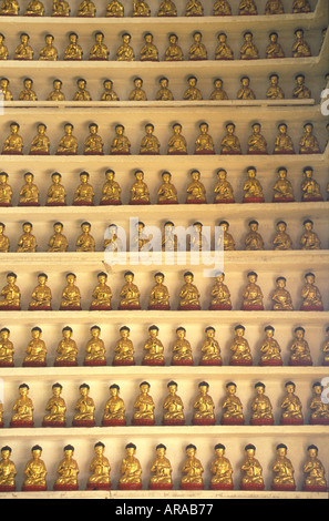 10 000 Bouddhas Pagode, Hong Kong, Chine Banque D'Images