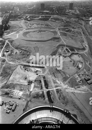 Géographie/voyages, Allemagne, Munich, Olympiapark, construction 1968 - 1972, Banque D'Images