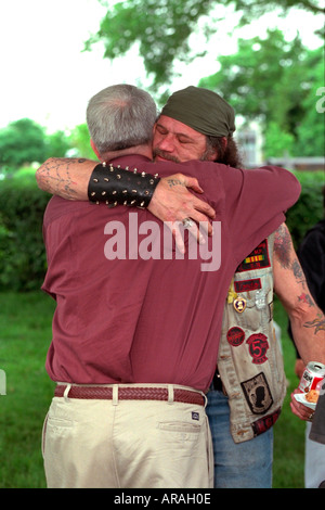 Vétéran du Vietnam l'âge de 55 soldats Journée commémorative à adopter. St Paul Minnesota MN USA Banque D'Images