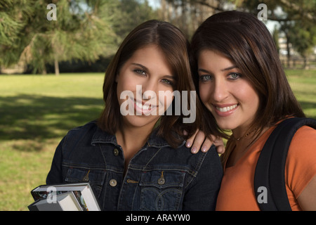 Portrait d'amis Banque D'Images