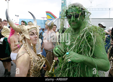 Juin 2004 Jour de la parade annuelle de sirène à Coney Island Brooklyn New York Banque D'Images