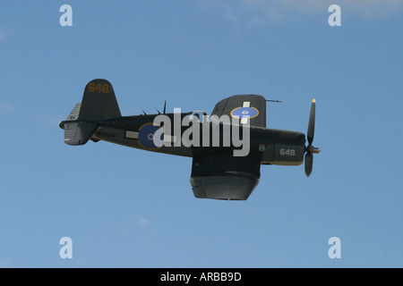 Corsair Goodyear FG 1D whispering death Fighter Bomber Banque D'Images