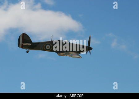 Hawker Hurricane British et alliés de la DEUXIÈME GUERRE MONDIALE Avion de chasse Banque D'Images