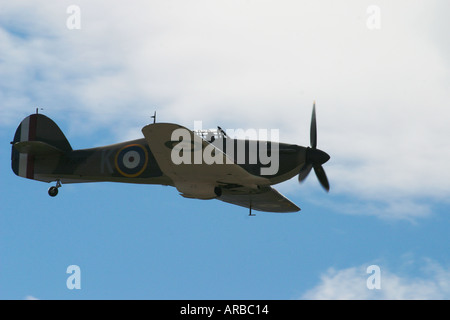 Hawker Hurricane British et alliés de la DEUXIÈME GUERRE MONDIALE Avion de chasse Banque D'Images