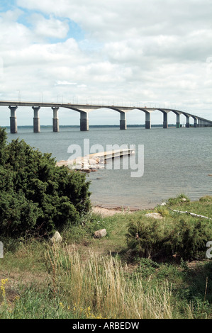 Pont oland Suède Swedish water mer baltique Banque D'Images